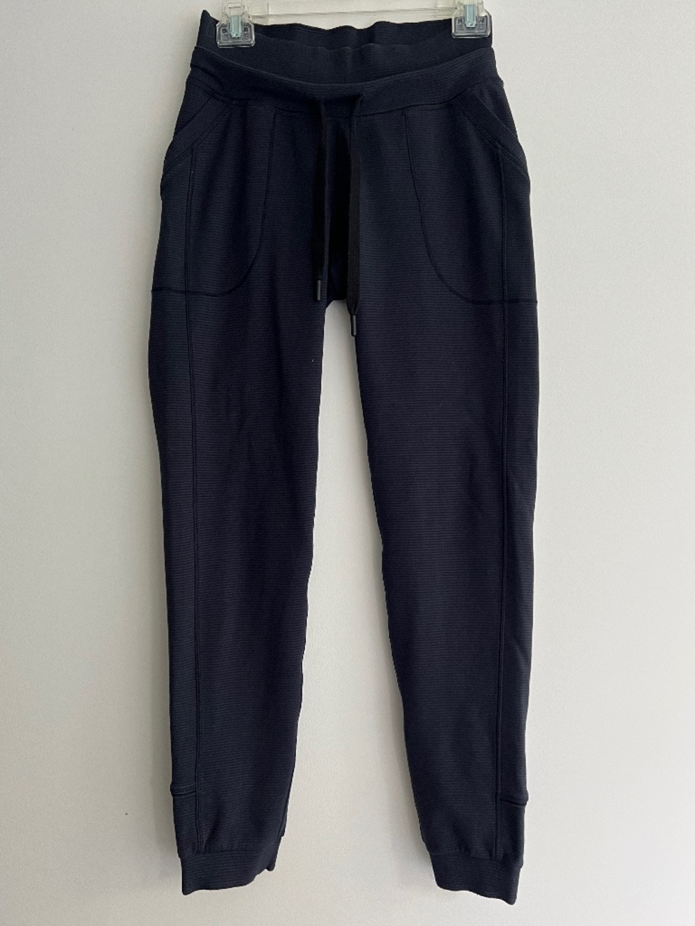 Lululemon Navy Blue Jogger Pants Drawstring Athletic Lounge  Size 4